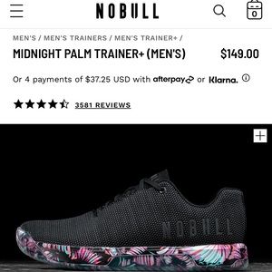 Never worn No Bull Midnight Palm Trainer +